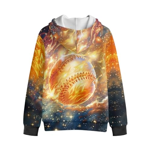 Boy's Zipper Up Sweatshirt with Long Sleeve, Fleece Hoodies for Kids, Lightweight Casual Jacket Hooded Sweatshirt2