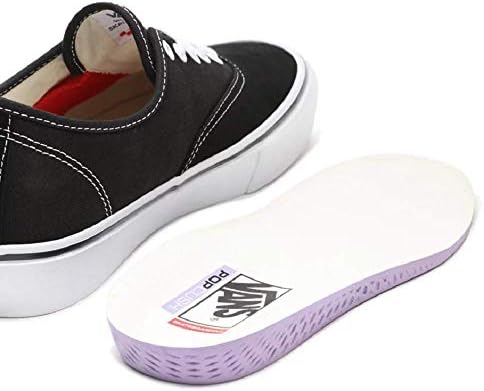 Vans Men's Skate Authentic Shoes, Black/White, Size 9 | Image 7