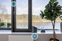 Bosch Smart Home Tür-/Fensterkontakt II, Smarter Sensor zum energieeffizienten Heizen, kompatibel mit Amazon Alexa und Google Assistant, anthrazit – Ansicht 2