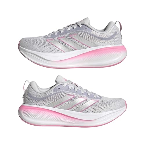 adidas Women's Response Pace Running, Dash Grey/Silver Metallic/Bliss Pink, 8 by adidas - Used condition - Image 7