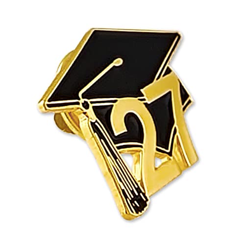 Image of PinMart Class Graduation Cap School Student Enamel Lapel Pin