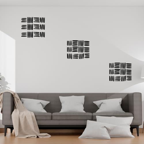 Vinilos Decorativos Negros 10 Diseños Irregulares Pack miniatura 2