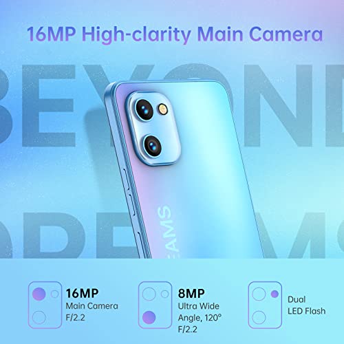 Umidigi A13S (4Gb+64Gb) Unlocked Cell Phone, 6.7" Ultra-Large Full Screen Smartphone With 5150Mah Battery + 16Mp Ai Dual Camera, Unlocked Android 11 Phone With Dual Sim (Global 4G Lte) #TOP3