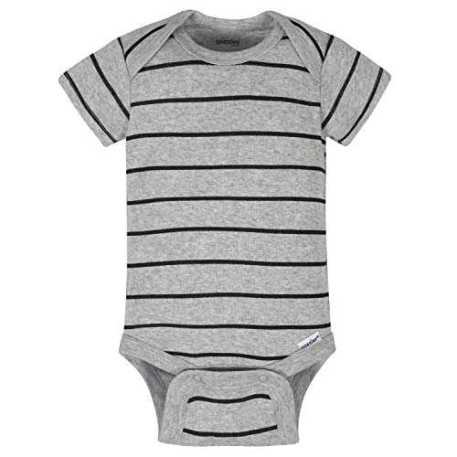 Onesies Brand Baby Boy's 8-Pack Short Sleeve Mix & Match Bodysuits, Grey Hungry, 12 Months #TOP4