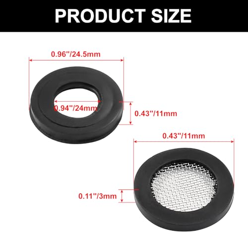 Murtenze Juego de Empaques y Juntas de Goma para Ducha 3/4" 12 Piezas miniatura 2