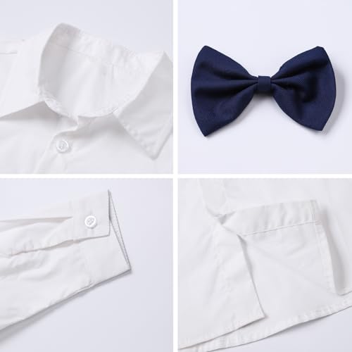Image of SANGTREE Baby Boys Toddler Gentleman Kids Formal Outfits Long Sleeve Suit Clothing Set 3 Months - 9 Years