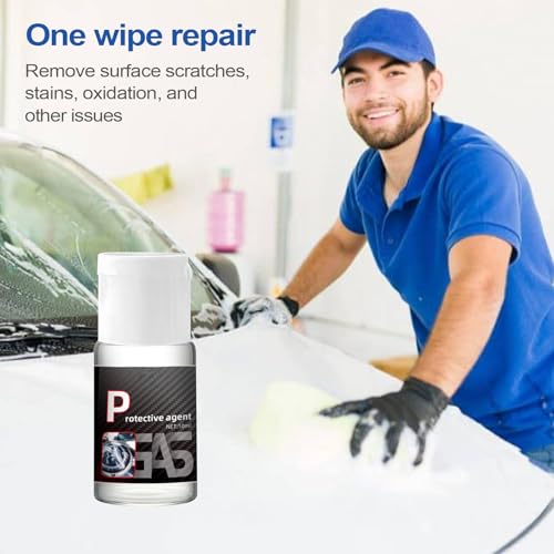 Car Headlight Cleaner - 10ml Headlight Restoration Kit | Headlight Polish | Car Headlight Restorer | Headlight Lens Restorer | Deep Cleaning, Vehicle Detailing Product For Daily Maintenance And Care