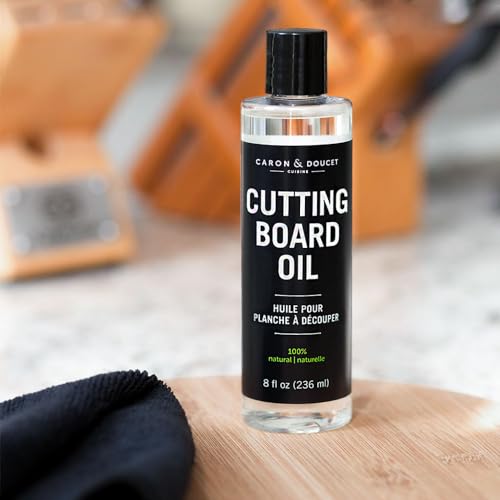 Aceite y cera para tabla de cortar y bloques de madera miniatura 6
