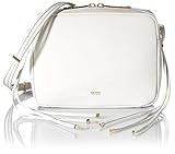 Aspecto clásico BOSS Lily Crossbody, Bolso Cruzado para Mujer, Open White114, Einheitsgröße