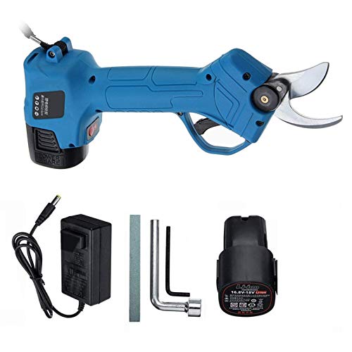 NOALED Tijeras de podar eléctricas Profesionales Tijeras de podar eléctricas Tijeras de podar 500W 16.8V Recargable Jardín Podadora Cortador de Ramas Herramienta de Corte
