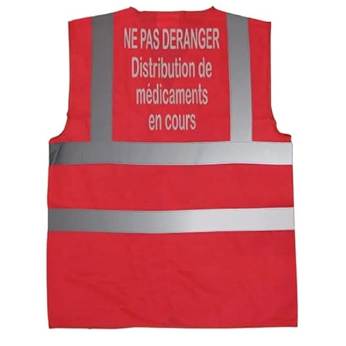 Line Shop Gilet rouge ne pas déranger (XL)