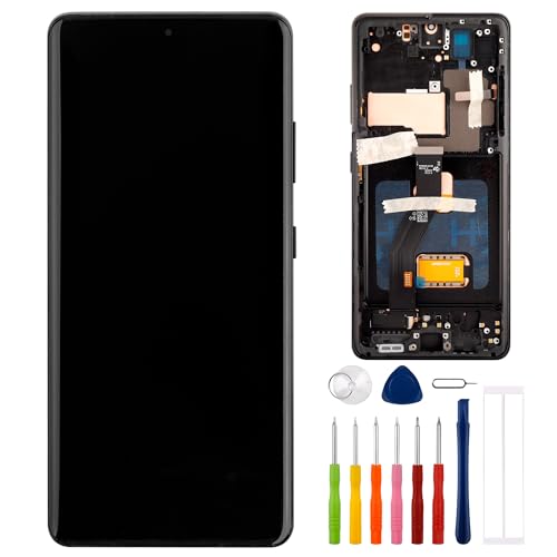 E-yiiviil OLED Digital Display Compatible with Samsung Galaxy S21 Ultra 5G SM-G998B SM-G998U 6.8