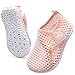 JIASUQI Babys Girls Boys Comfort Walking Water Shoes for Outdoor Swimming River Mesh Pink 12-18 Months
