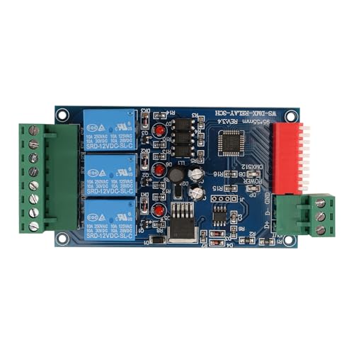 Module DMX512 à relais 3 canaux 5A pour commutation de puissance fluide - 2