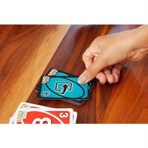 Image of Classic Card Game - 112 Colorful Cards | Fun Family & Party Game | 2-10 Players | Easy to Learn | Ages 7+ | Fast-Paced Colour & Number Matching Game for Kids & Adults (UNO Flip)