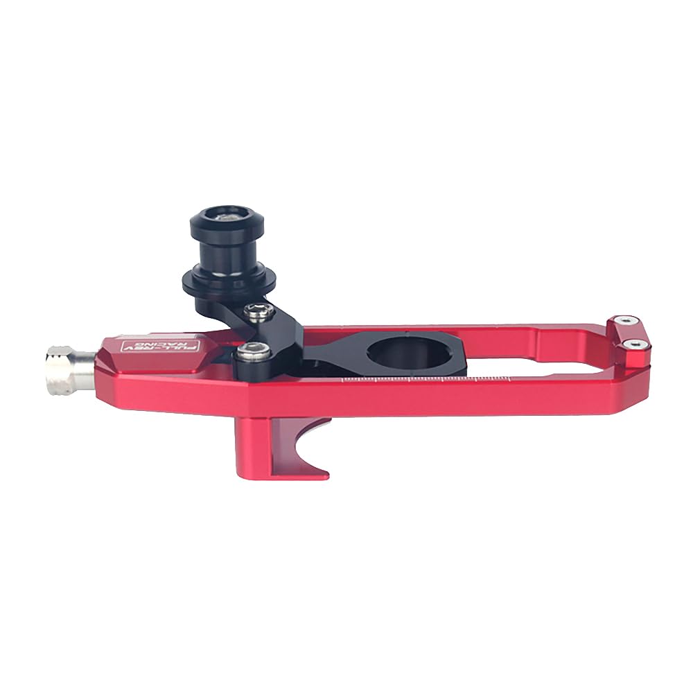 Tendicatena posteriore per moto con bobina di sollevamento CNC Lega di alluminio Bordo Regolatore di regolazione della catena adatto per Aprilia RSV4 2021-2023