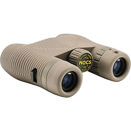 Image of Nocs Provisions Standard Issue 8x25 Waterproof Binoculars, 8X Magnification, Bak4 Prism, Wide View Multi-Coated Lenses for Bird Watching, Hiking & Backpacking - Deep Slate Gray