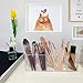 Acrylic Clear Pen Holder 5 Compartments Pencil Holder Desk Organizer Desktop Makeup Brush Holder