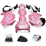 ZXMOTO Chameleon Pink Fairing Kit with Tank Fit for Kawasaki Ninja 250R EX250 2008 2009 2010 2011 2012
