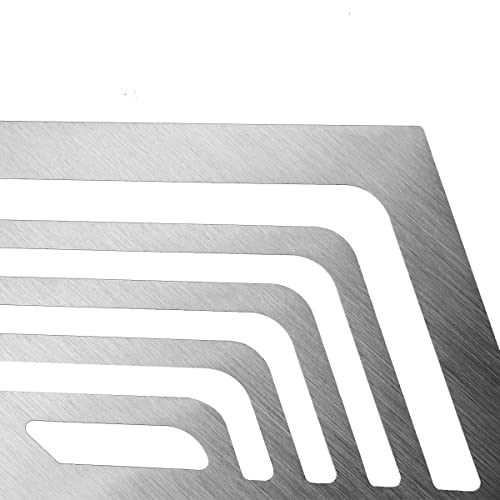Image of Engine Bay Panel Cover, Auto Aluminium Oxidation Engine Protector Splash Shield, Left Right Engine Case Guards, Compatible with Corvette C8 2020-2022 (Silver)