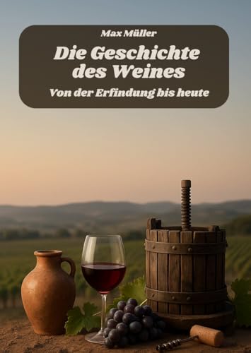 Die Geschichte des Weines - Von der Erfindung bis heute: Das perfekte Buch und Geschenk für alle Weintrinker und Wein Fans (German Edition)