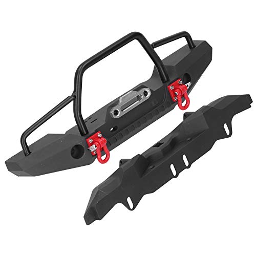 VGEBY Rear Bumpers, RC Front and Rear Bumpers with LED Lights for SCX10 III AXI232027 TRX4 90046 1/10 Scx10 Iii Bumper Kit Scx10 Iii Accessories