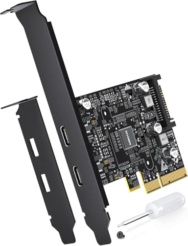 Amazon.co.jp: 10Gbps PCIE USB C 3.2 Gen 2カード、2ポートPCle to