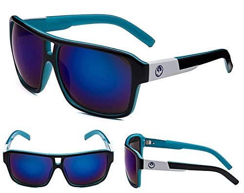 Lunettes de soleil carré dragon rétro unisexes pour le sport de plein air et la mode d'été UV400