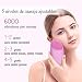 FASHSMILE Limpiador Facial Silicona Ultrasonico - Puerto de carga no poroso 5...