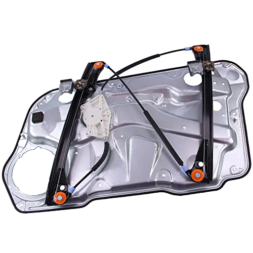 BESTPRICE 1x lève-vitre avant gauche électrique sans moteur électrique avec plaque à visser Compatible avec VW BORA I (1J2), BORA Variant (1J6), GOLF 4...