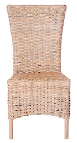 Sillón Rattan Natural Blanco miniatura 6