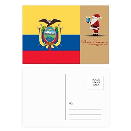 Cartes postales drapeau Équateur Amérique du Sud lot de 20 pièces