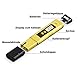 1x pH Messgerät für Wasser, Aquarium, Teich, Pool Digital, 0.00-14.00 pH-Meter Messer, Hohe Auflösung von 0.01 mit Buffer/Kalibrierung Set inkl. Kalibrierlösungen