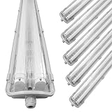 Nachhaltig ✓ Da die LED-Röhren bei Bedarf einfach ausgetauscht werden kann, ist dass Leuchtengehäuse über viele Jahre verwendbar.