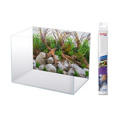 WAVE River Blister Fond Double pour Aquariophilie 30 x 60 cm