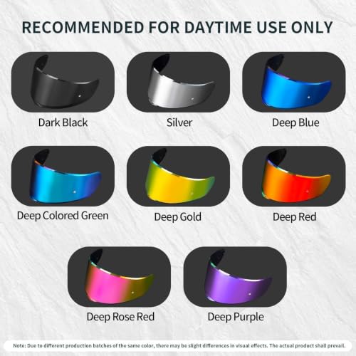 Image of PSLER Sedici Strada 2 Visor - Sedici Strada 2 and Strada 3 Face Shield Motorcycle Helmet visor Accessories Replacement for LS2 FT2 VECTOR Sedici Strada 2 Strada 3 FF801 FF397,Deep Blue