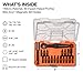 Klein Tools 32787S Slim Micro-Ratchet ProFlex Impact Driver Bit Set, 20-Piece, S2 Steel, MODbox Compatible Storage Case, Magnetic Bit Holder
