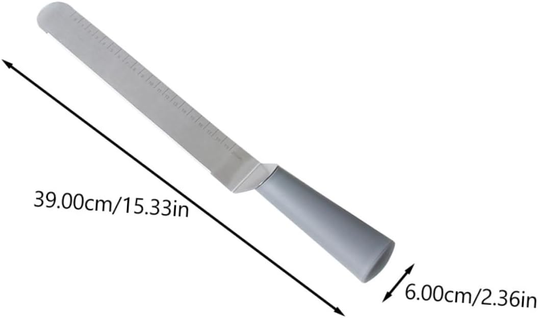 Cake Cream Spatula Baking Scraper Tool Stainless Steel Thickened