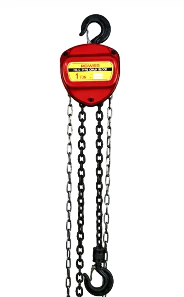 SB CHAVAN Chain Pulley Block 1 Ton, 3 Mtr Chain Lift