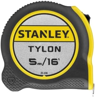 STANLEY Tape Measure 5M/16 Inches Compact Case with Cushioned Gri...