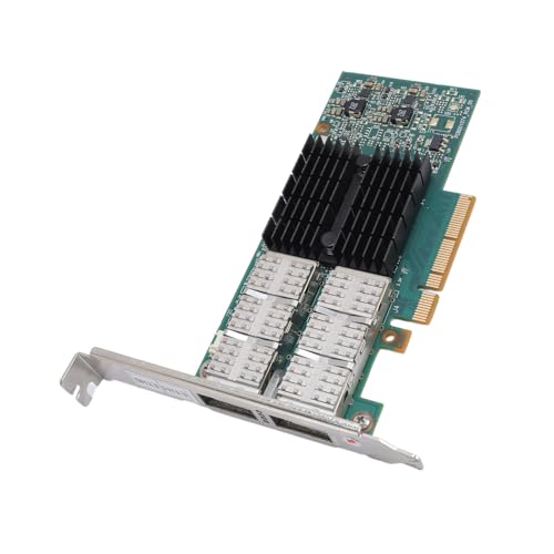 Tarjeta de Red Ethernet PCIe 40 Gbps, 2 Puertos para Fibra Óptica, Interfaz PCIe 3.0 x8, para Centros de Datos y Plataformas Cloud miniatura 3