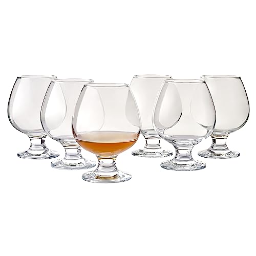 Cognac Gläserset Brandy Glas 6er Set Digestif Weinbrandglas Cognacgläser 398cc.