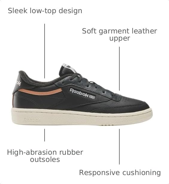 Image of Reebok Club C 85 Tennis Shoes for Women - White Womens Sneakers