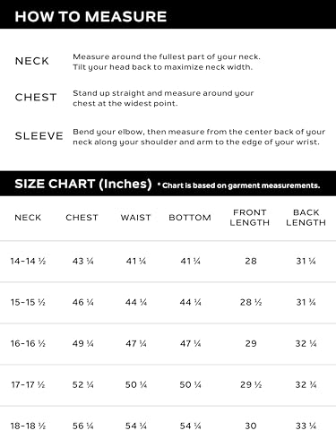 Van Heusen 20F6944-110-18"-18.5"NCK34"-35"SLV(XXL) Men'S Dress Shirt Regular Fit Ultra Wrinkle Free Flex Collar Stretch Solid thumb #4