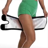 TIMESEEK Sauna Leg Sleeves 2-Pack, Non-Slip Sweat Thigh Wraps for Women & Men Adjustable Thigh Trimmer Slimming Workout Gear