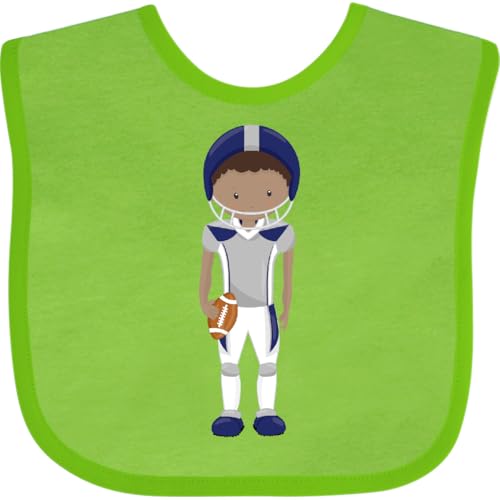 inktastic African American Boy, Football, Rugby Player Baby Bib