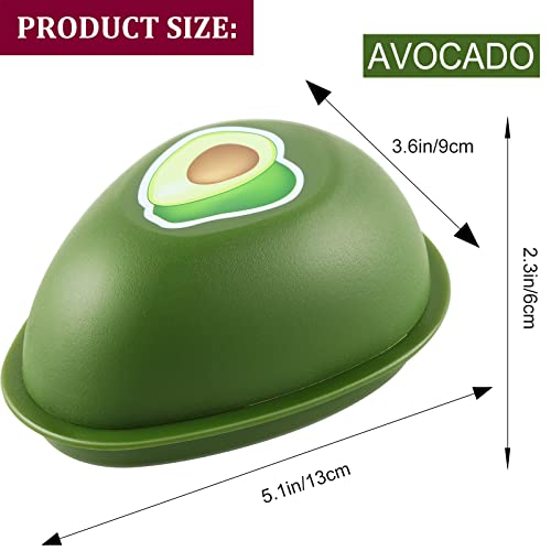 Babudeer Avocado Storage Container - Reusable Keeper for Fridge, Individual Saver Holder Organizer for Refrigerator to Keep Fresh