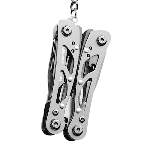 Multitool-Zange | Camping Multitool Folding Utility Zange Survival Gear | Tragbares multifunktionales Klappzangenwerkzeug für sicheres Angeln, Camping, Outdoor-Überleben Gimocool