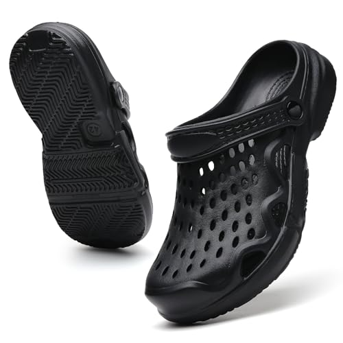 Image of SECHRITE Clogs for Men Garden Shoes Water Sandals Mens Mules and Clogs Shower Slippers Waterproof Summer Slides