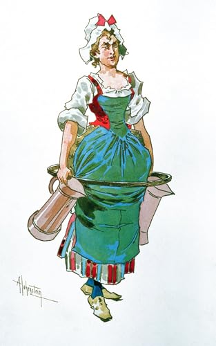 Affiche Opéra Manon Lescaut Hohenstein Impression Toile Décoration Salon 60x90cm